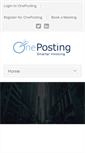 Mobile Screenshot of oneposting.com